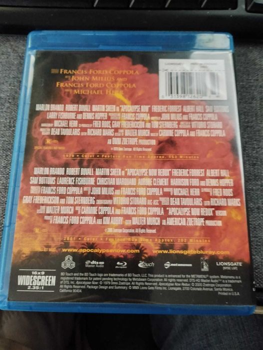 Apocalypse Now Blu-ray 2-Disc Special Edition like new