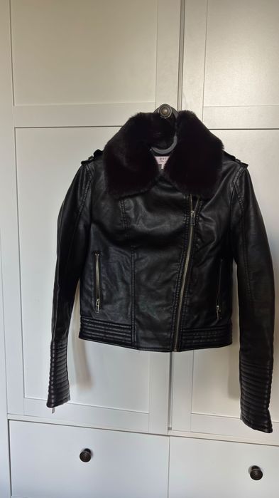 Кожено яке Miss Selfridge Petites XS