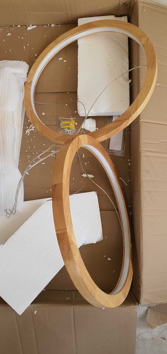 LED лед полилей с дистанционно управление за хол, спалня Намален!!!