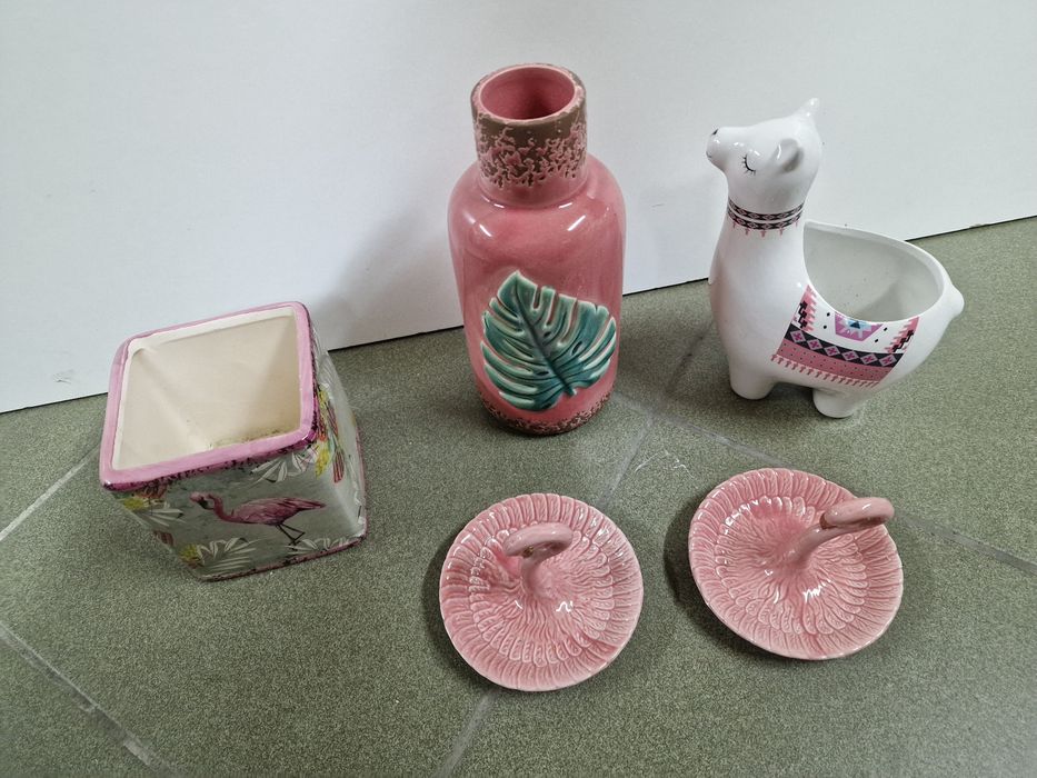 Лот вази/кашпа/декоративни чиниики