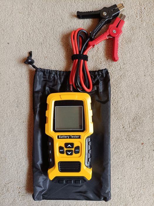 Foxsur FBT-300 - Tester / Analizor Baterie Auto 12 V / 24 V, rating 100-2000 CCA, capacitate 2-220 Ah - NOU / SIGILAT