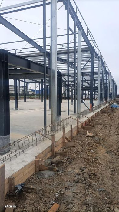 Anunt depozit / hala de vanzare – structura metalica, 500+40mp