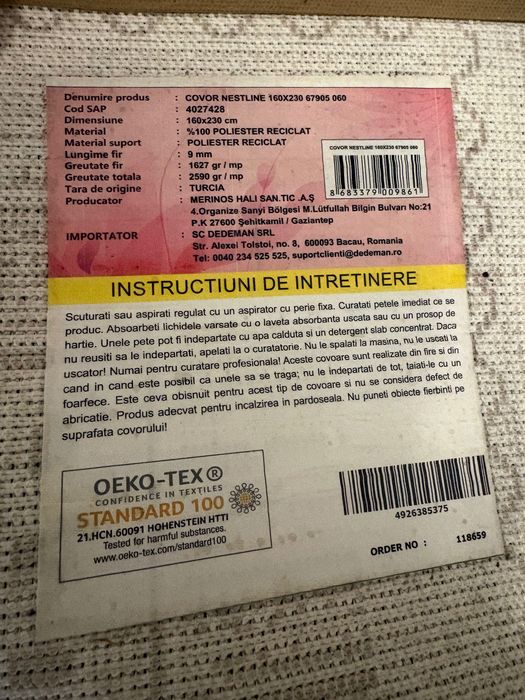 Covoare Nestline foarte bine intretinute