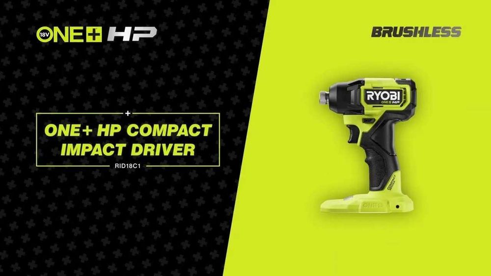 Ryobi-de impact compactă fără fir ONE+™ HP de 18 V, fără perii