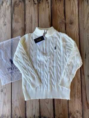 Polo половер – бял, размер L