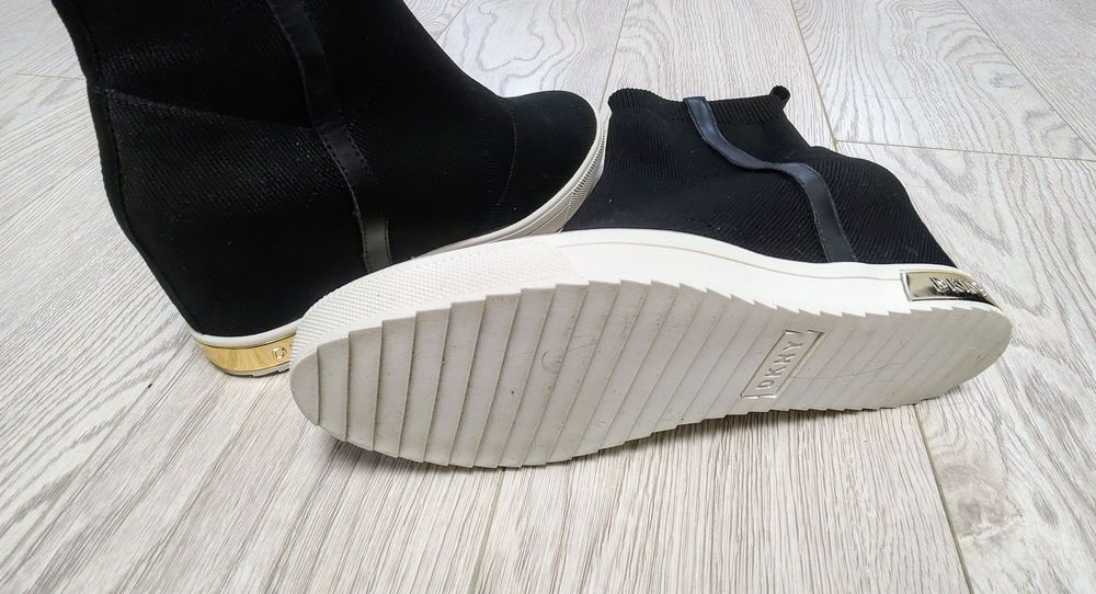 DKNY - ghete dama - sneakers, negru, marimea 41