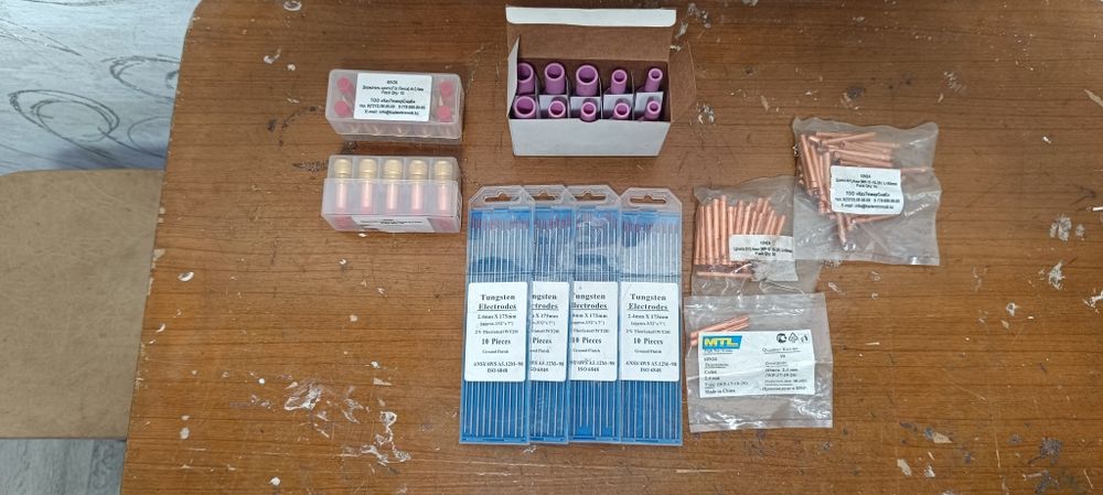 Продам расходники для аргонодуговой сварки