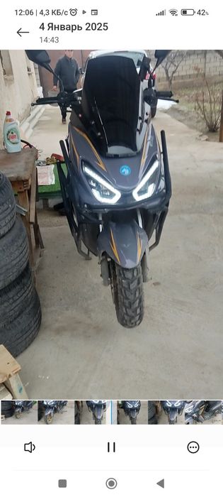 Продается мопед 2024год вышел стоит Шымкенте все