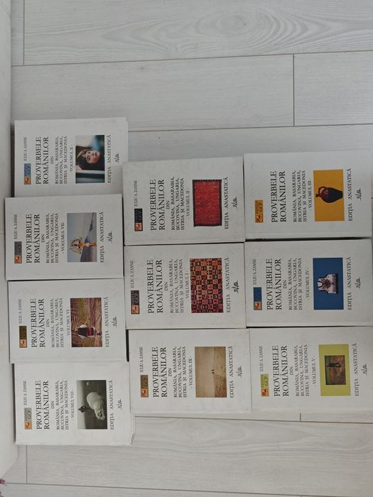 Set Proverbele romanilor, Zanne, Complet, 10 vol, Ediție Anastatică