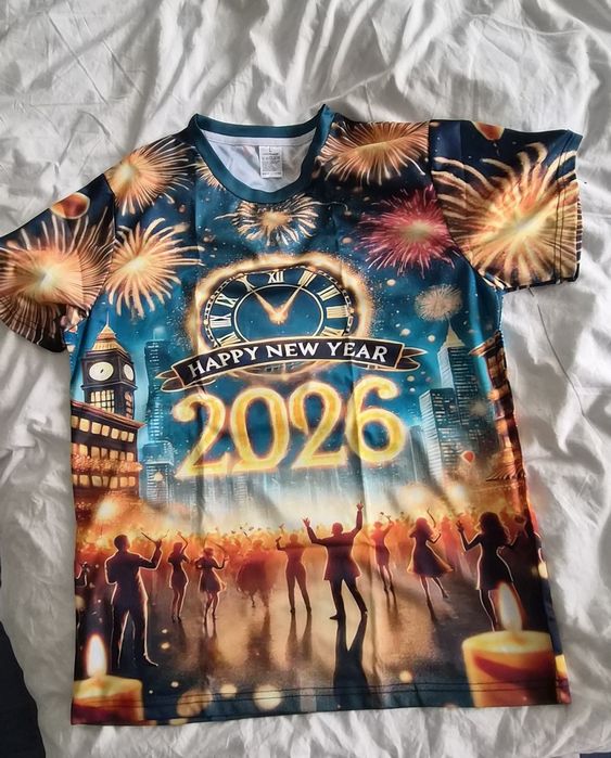 Мъжка Новогодишна тениска  чисто нова