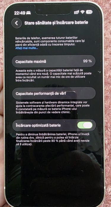 Vand Iphone 13 in stare perfecta bateria 99%