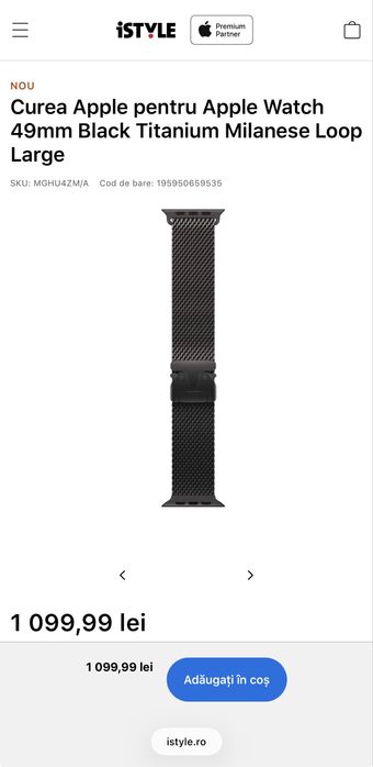 Apple Watch Ultra 3 49 mm Black