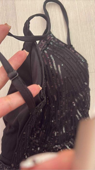 Давско официална рокля с пайет