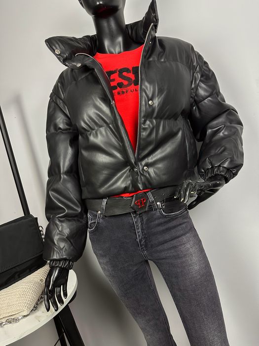 Зимно кожено яке  2 в 1  грейка