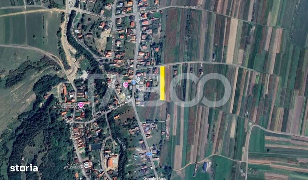 Oportunitate investitie Teren de vanzare 2021 mp Gura Raului Sibiu