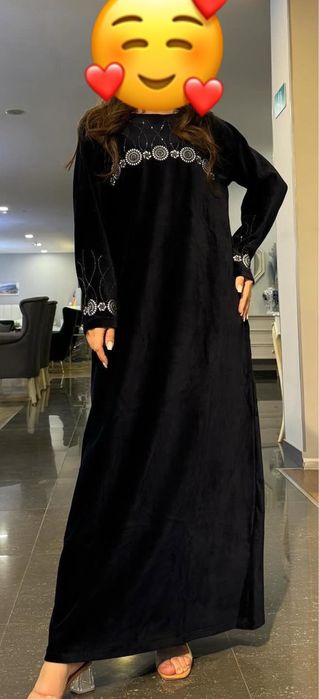 Велюр платье халат