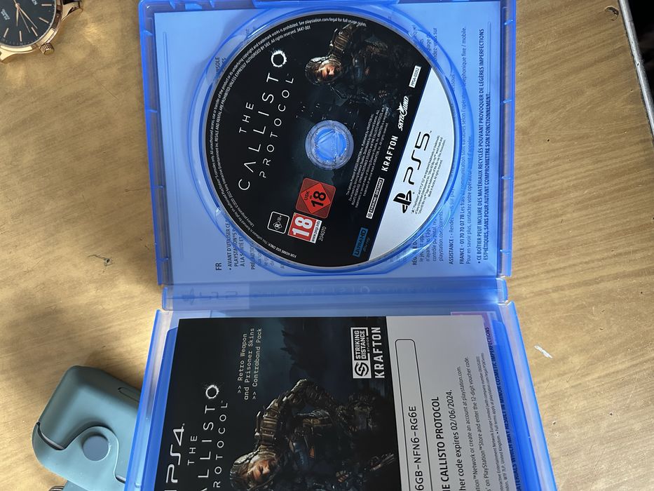 Диски пс5, resident evil 4, tekken 8, callisto protocol
