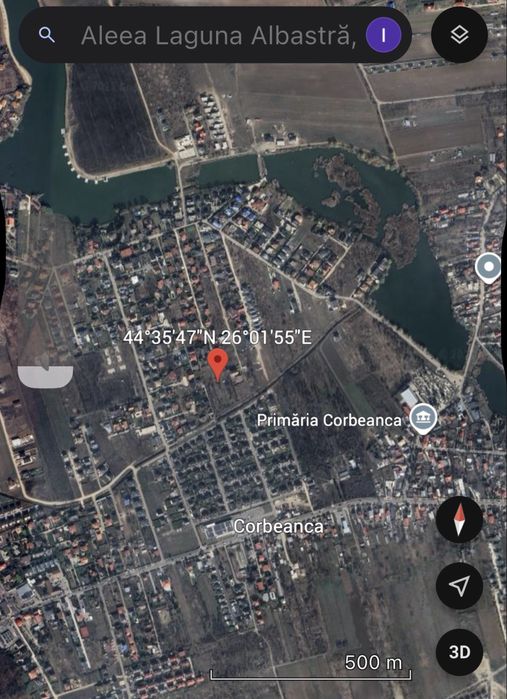 Teren Corbeanca Laguna Albastra