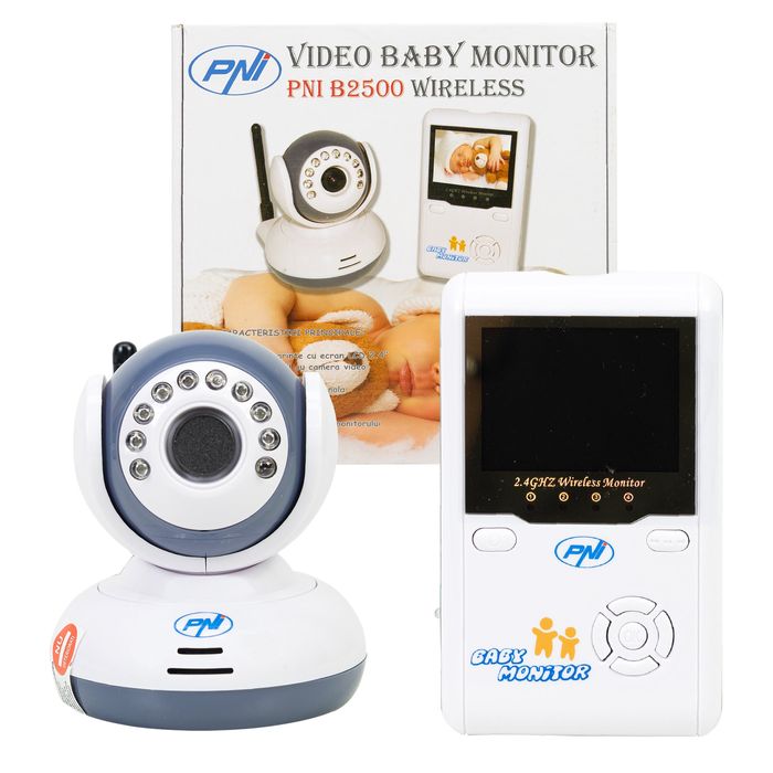 Video Baby Monitor PNI B2500 ecran 2.4 inch wireless