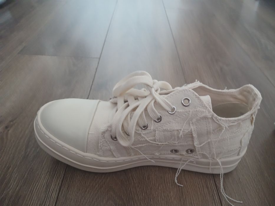 Кеды Rick Owens белые