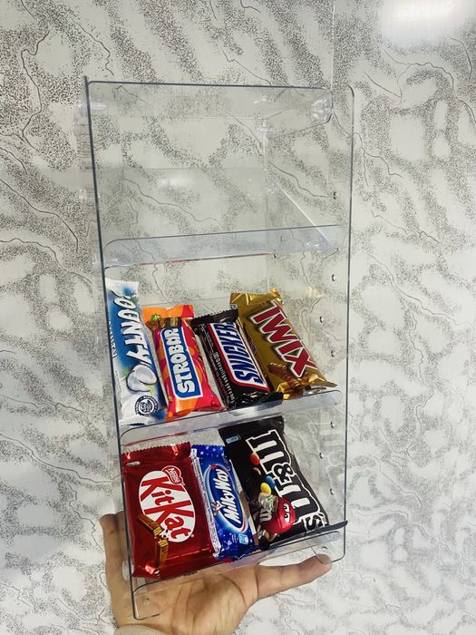 mini vitrina orgsteklo