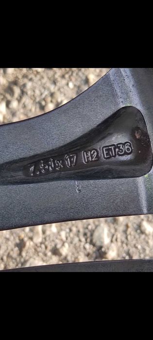 Джанти с гуми за мерцедес 17" ЕТ 36 7.5х17
