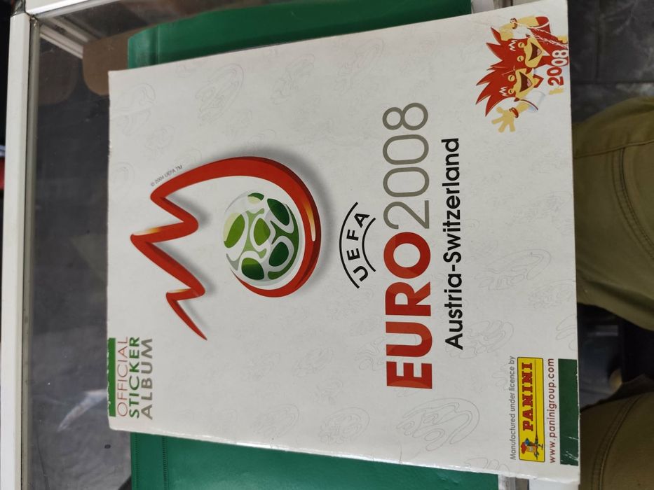 Албум panini euro 2008 г