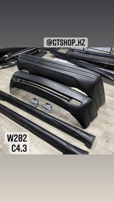 Передний, задний бампер пороги на мерседес 202,  124/140/201/210/211
