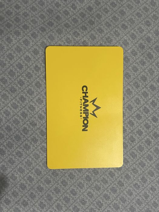 Продам годовой безлимитный абонемент в Champion Fitness (Астана)