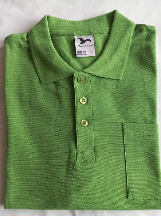 Мъжка тениска с яка MALFINI- НОВО