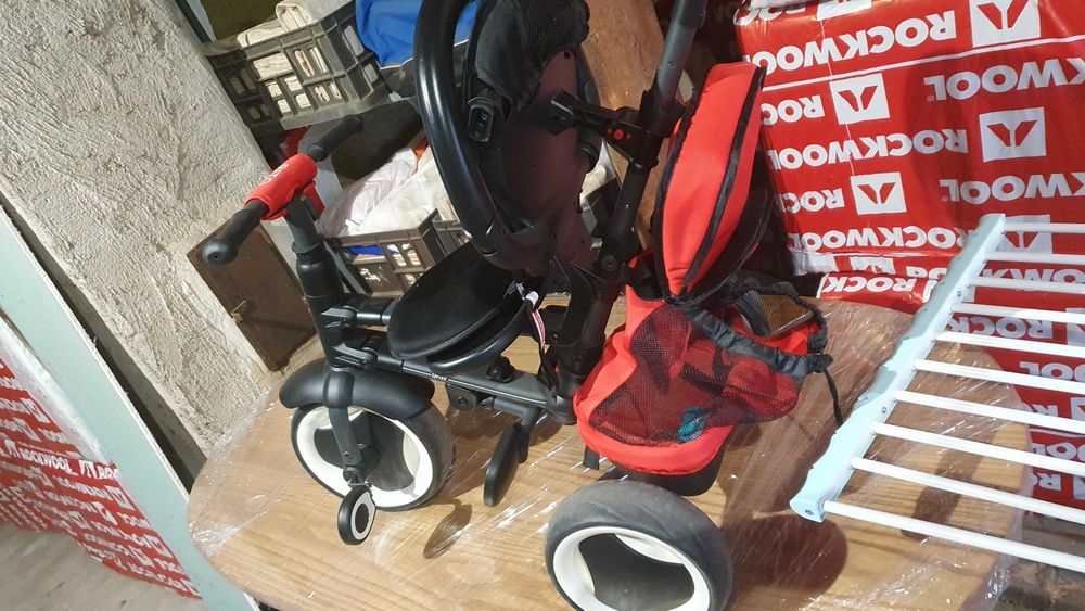 Tricicleta pliabila Qplay Rito Plus, Rosu