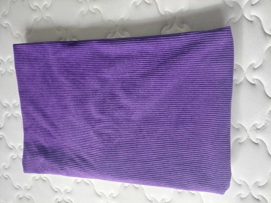 Cupon catifea reiata, culoare MOV