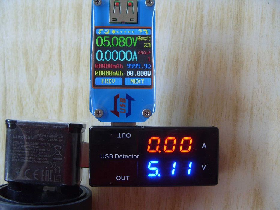USB тестер-детектор с цветен дисплей KWS-10VA