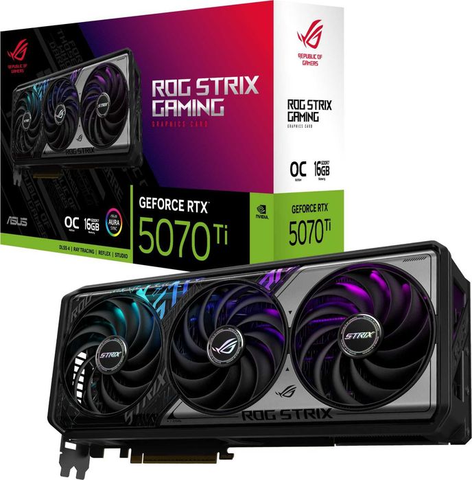 Нова Видео карта ASUS ROG STRIX RTX 5070 TI OC 16GB GDDR7