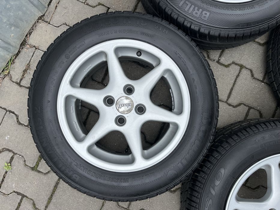 Jante aliaj 4x108mm, anvelope vara 195/65 R15, Citoren, Peugeot, Ford