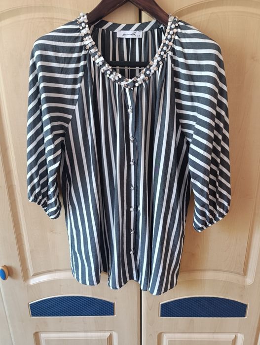 Лёгкая турецкая блузка/рубашка на 50-52 размер