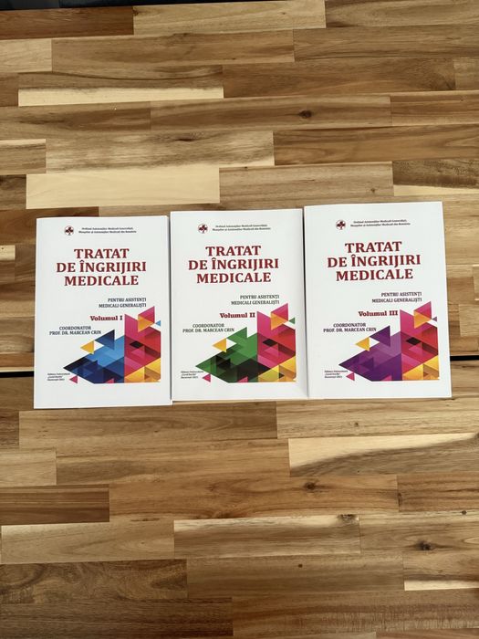Tratat de ingrijiri medicale vol 1, vol 2, vol 3 + culegere de teste