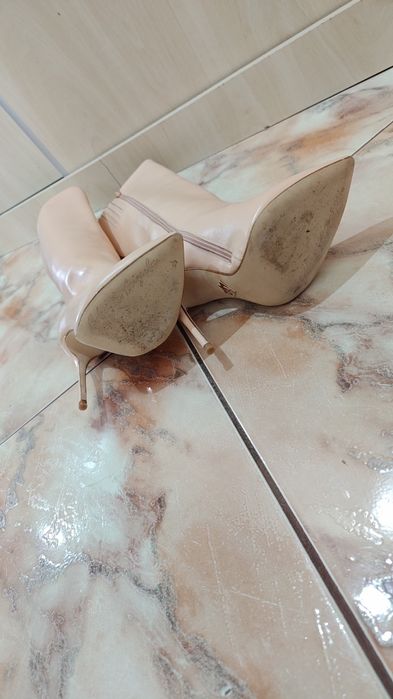 Cizme cu toc piele naturala Ada de Angela