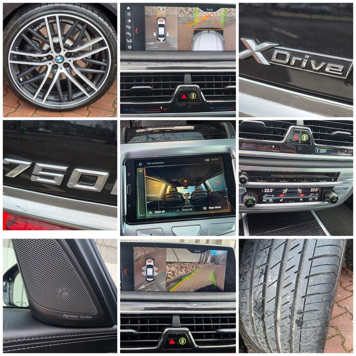 Bmw 750i XD 90mii km , M-pachet , 31mii€ , Tableta , Virează spatele