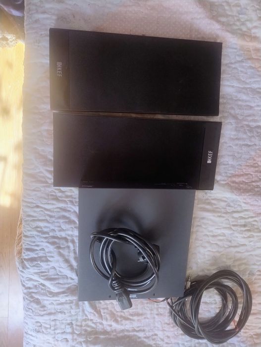 Sistem Audio  Design KEF T 101 Slim + Amplificator Extro. XPA 1002 | Set Boxe Plate de Perete