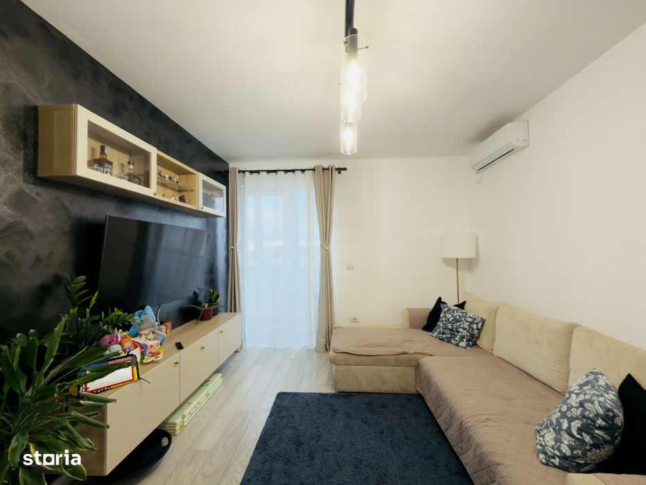 Apartament 2 camere, decomandat, etaj 1, 53mp, 10mp balcon in Giroc