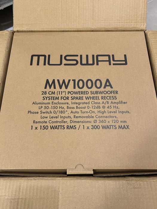 Nou Subwoofer Musway Roata de rezerva