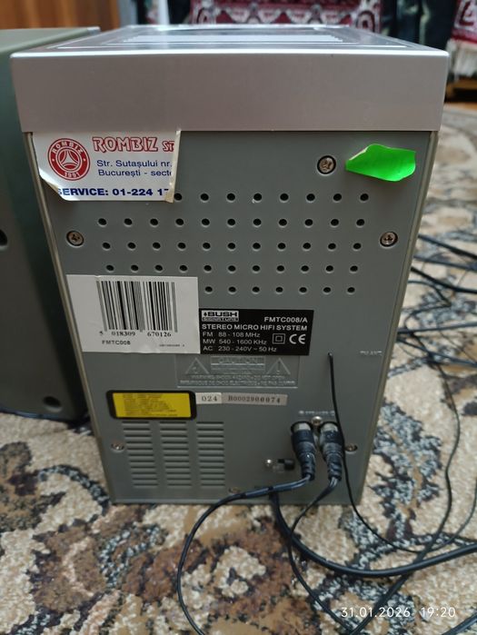 Sistem audio second-hand –preț mic!

Vând sistem