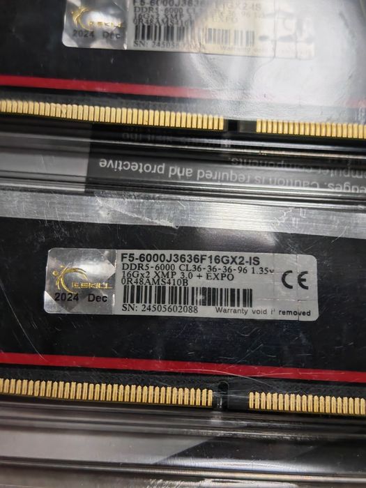 G.SKILL Aegis 5 F5 32gb ddr5 6000mhz and expo/intel xmp