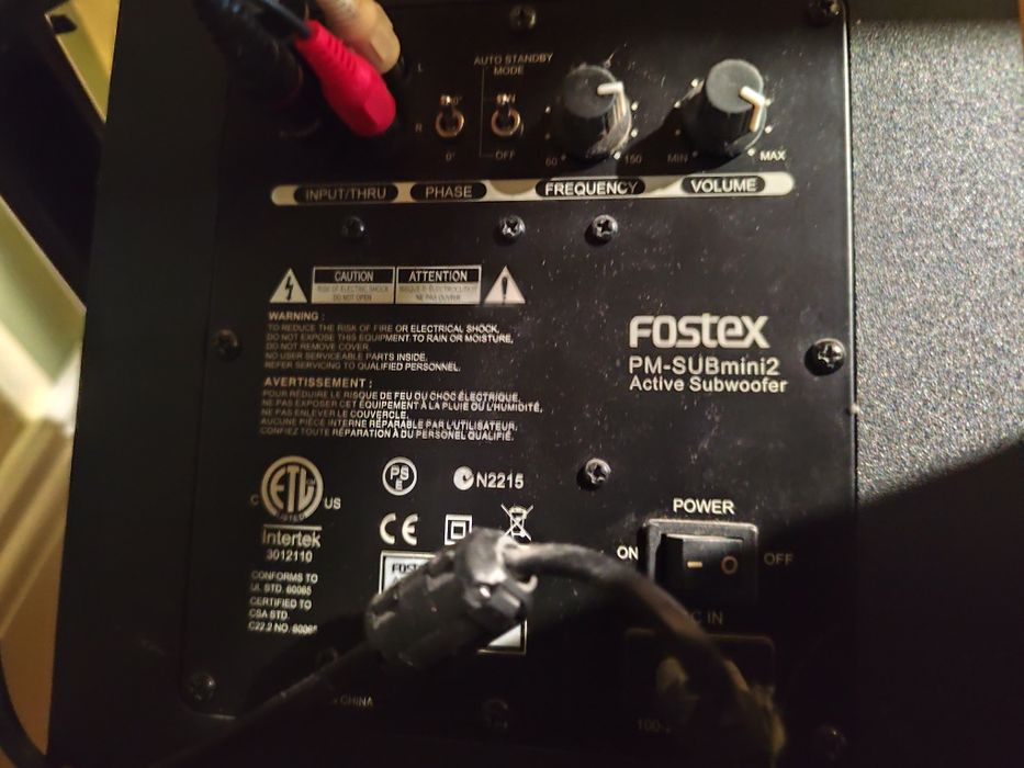 YAMAHA HS7 Студио монитори + Fostex pm-submini2 субуфер