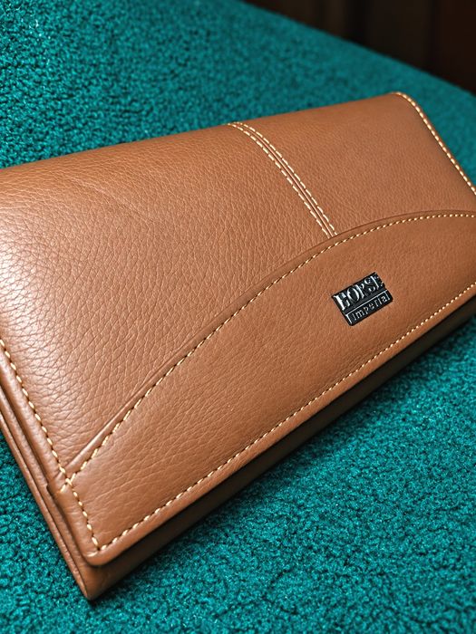Елегантен дамски портфейл Horse Imperial – Естествена кожа (Кафяв)