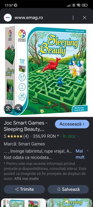 Joc Smart Games Sleeping Beauty