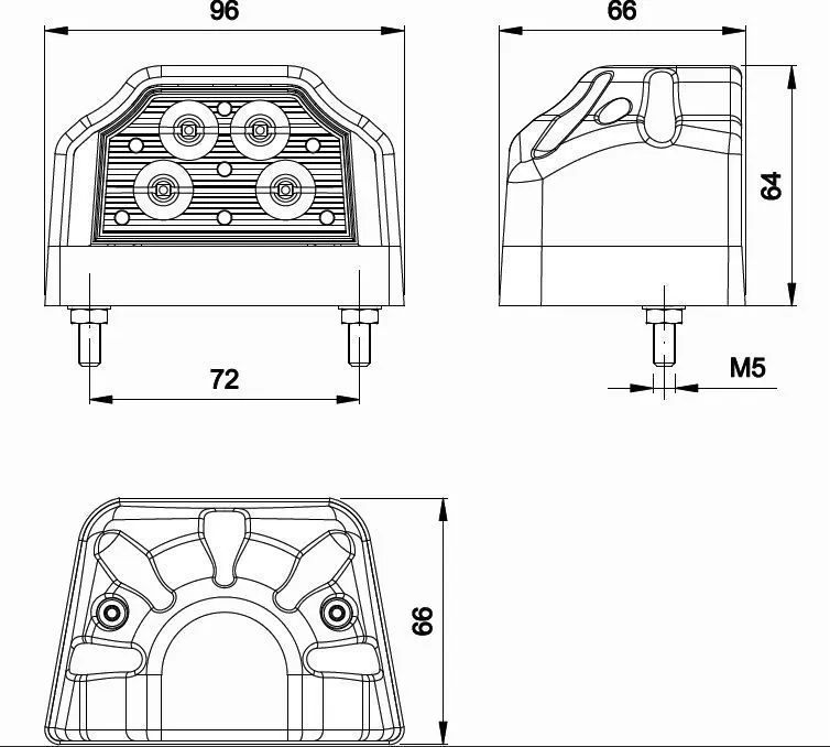 Lampa led numar FRISTOM FT 031