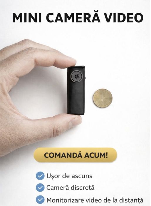 MINI Camera Video Copiat si Casti de copiat