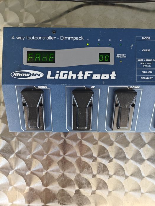 Pedală chitară Showtec cu 4 direcții Dimmpack Lightfoot